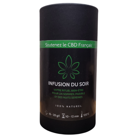 Infusion du soir CBD: Sommeil paisible & Relaxation profonde